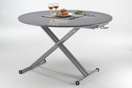 Table basse ronde relevable extensible rondo