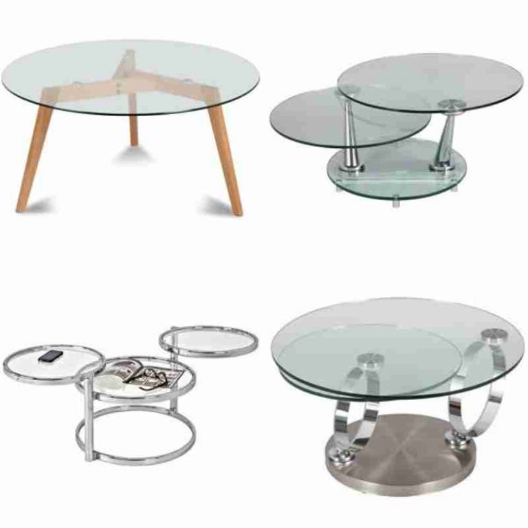Table basse ronde chez fly
