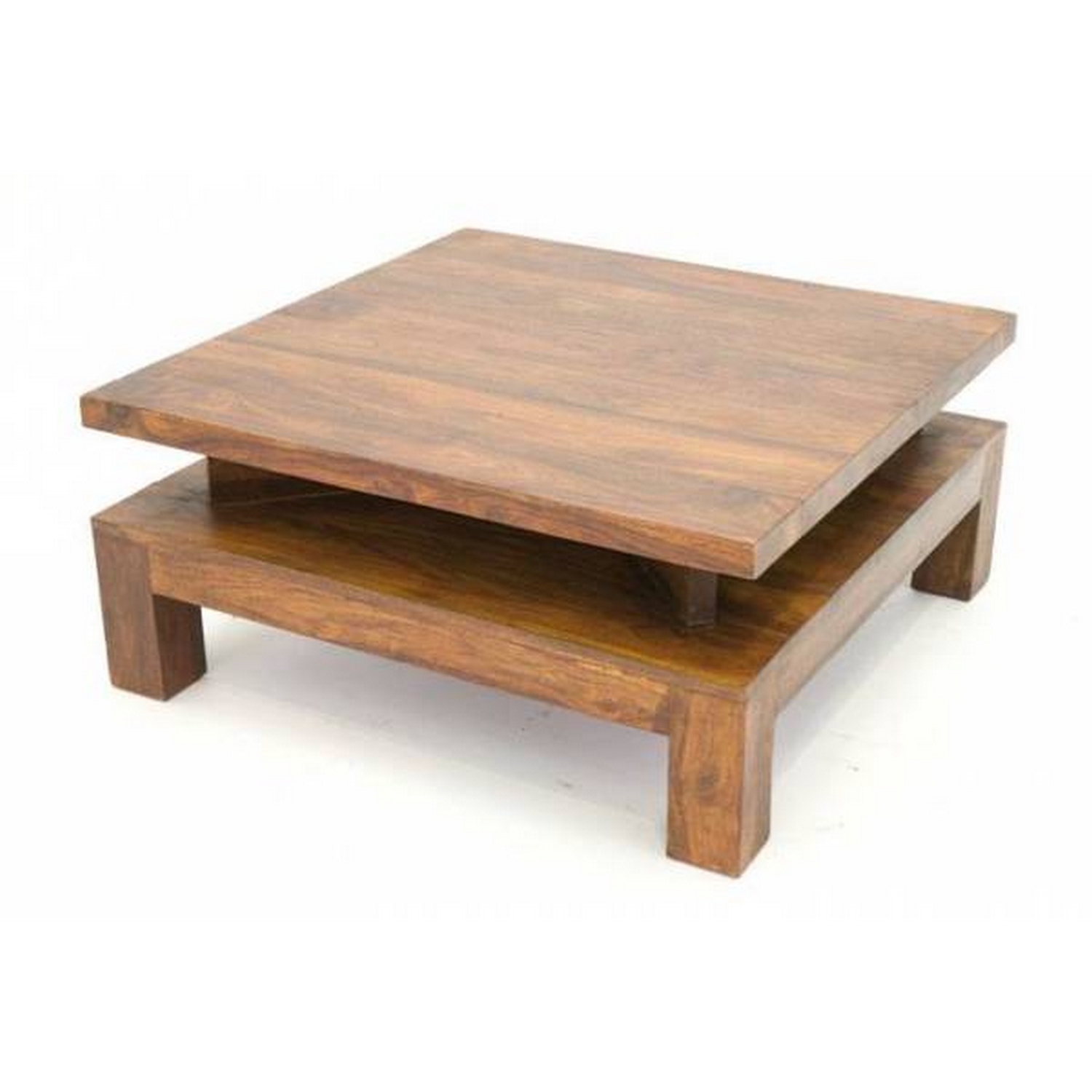 Table basse rectangle en bois pas cher