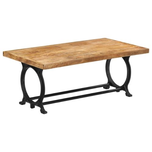 Table basse en bois massif d'occasion