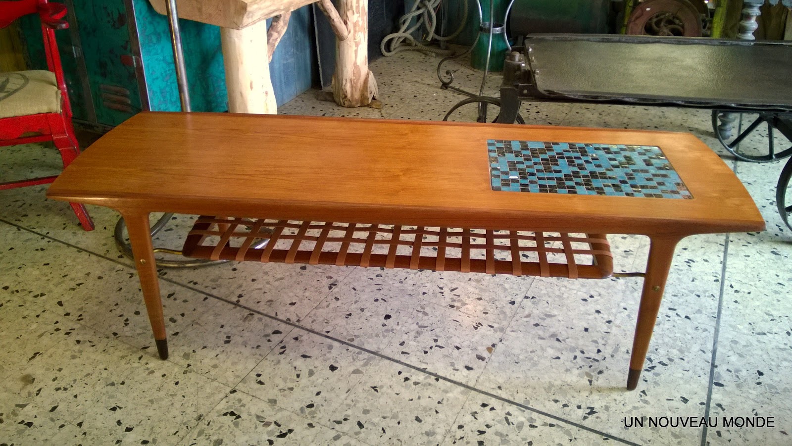 Table basse scandinave années 50