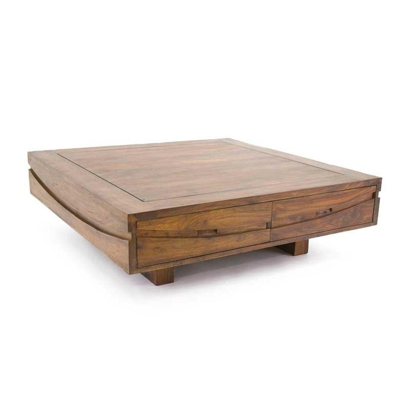 Table basse carrée en bois pas chere
