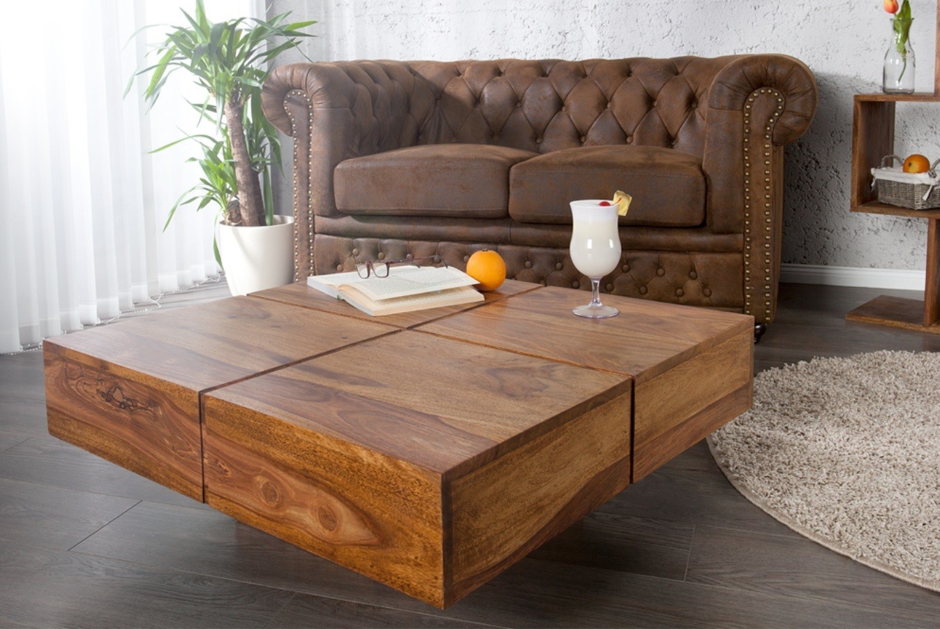 Fabriquer une table basse en bois massif