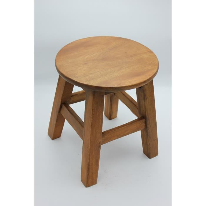Tabouret bois table basse