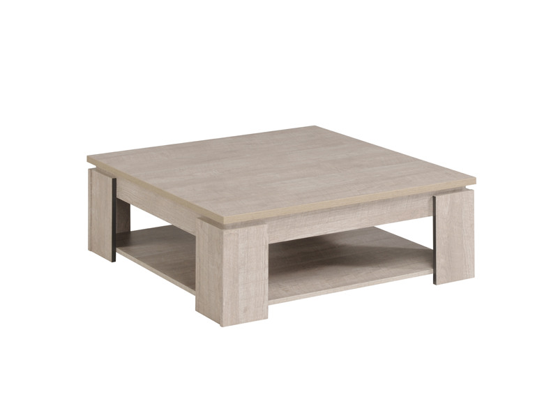 Table basse bois carrée