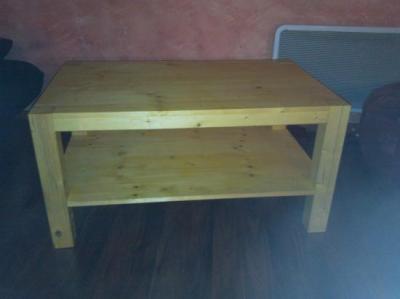 Table basse bois massif sapin