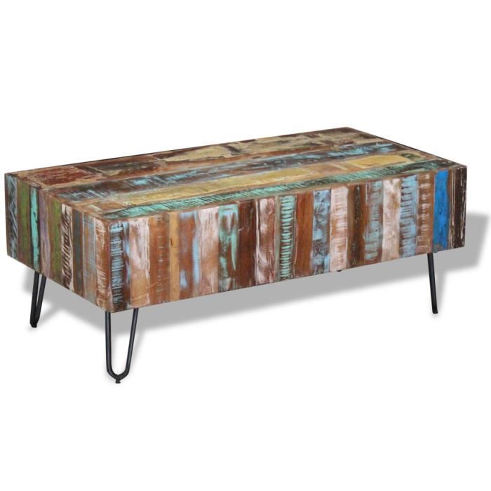 Table basse bois de recup