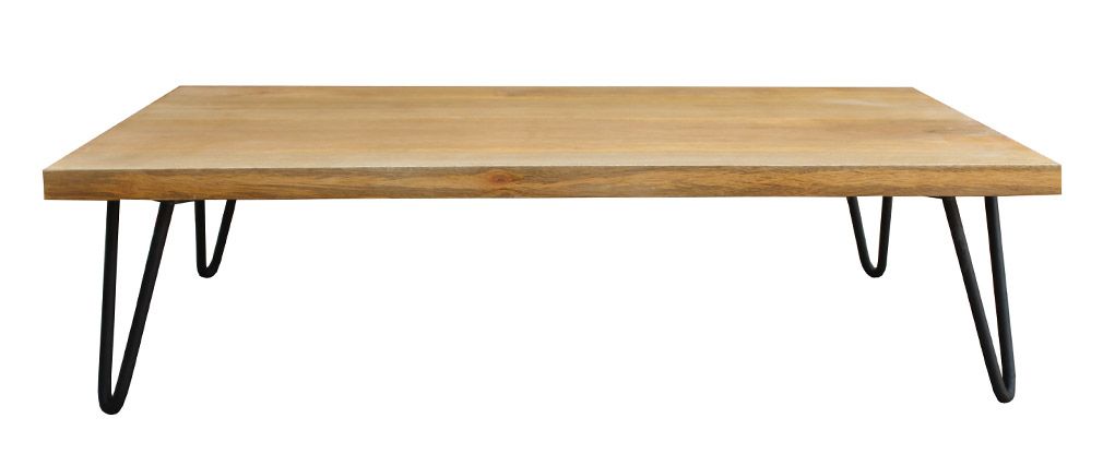 Pieds de table basse bois