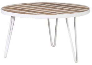 Cult living table basse ronde ella, bois de bouleau, naturelle
