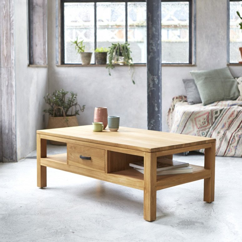 Table basse bois legere