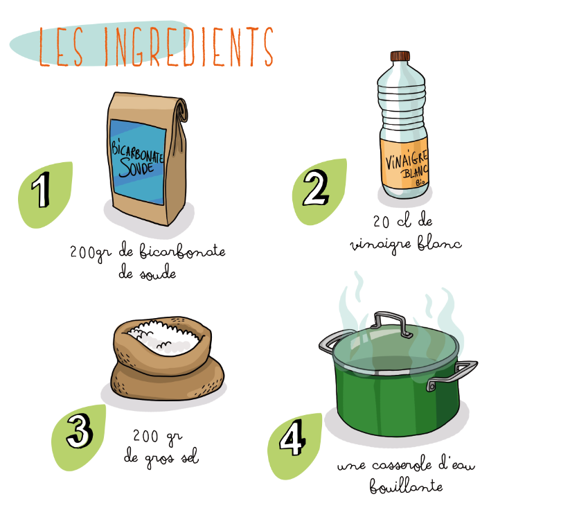 Débouche évier naturel