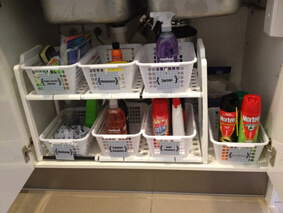 Rangement sous évier ikea