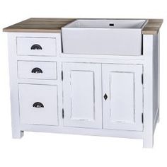 Meuble sous evier cuisine bois