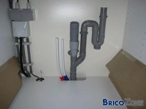 Vidange lave vaisselle sur siphon evier