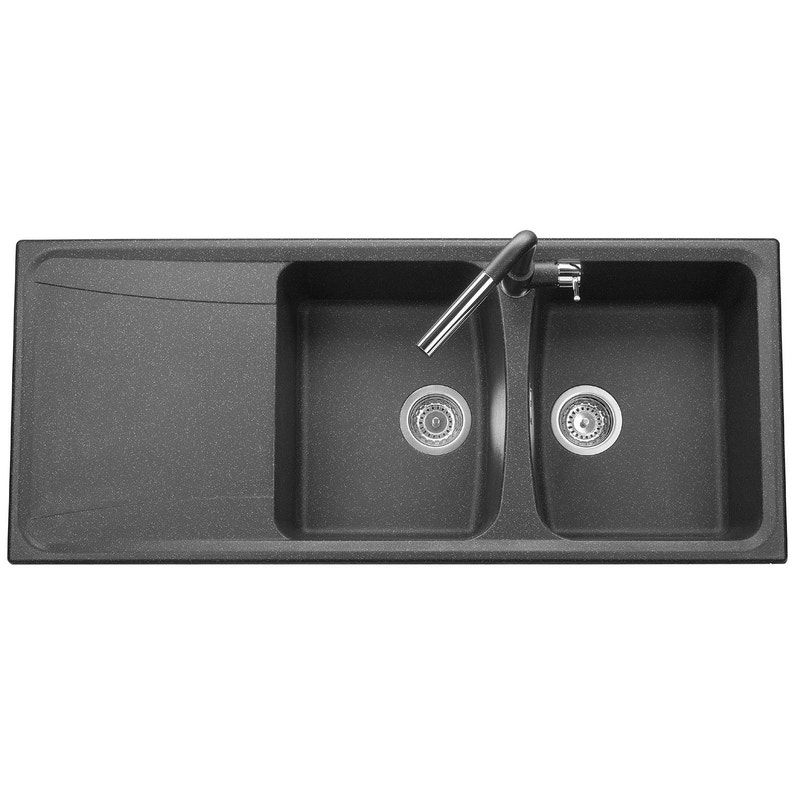 Evier 2 bacs resine leroy merlin
