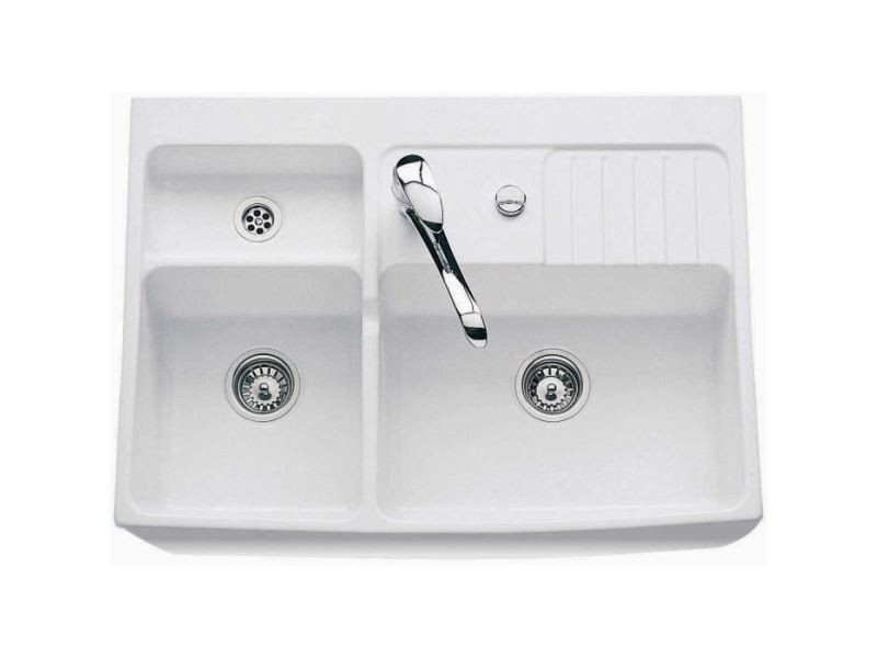 Evier ceramique 1 bac a poser