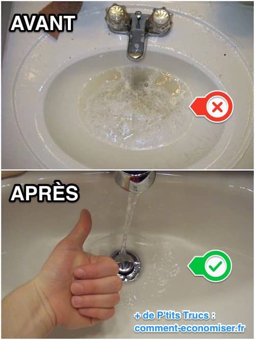 Déboucheur naturel évier