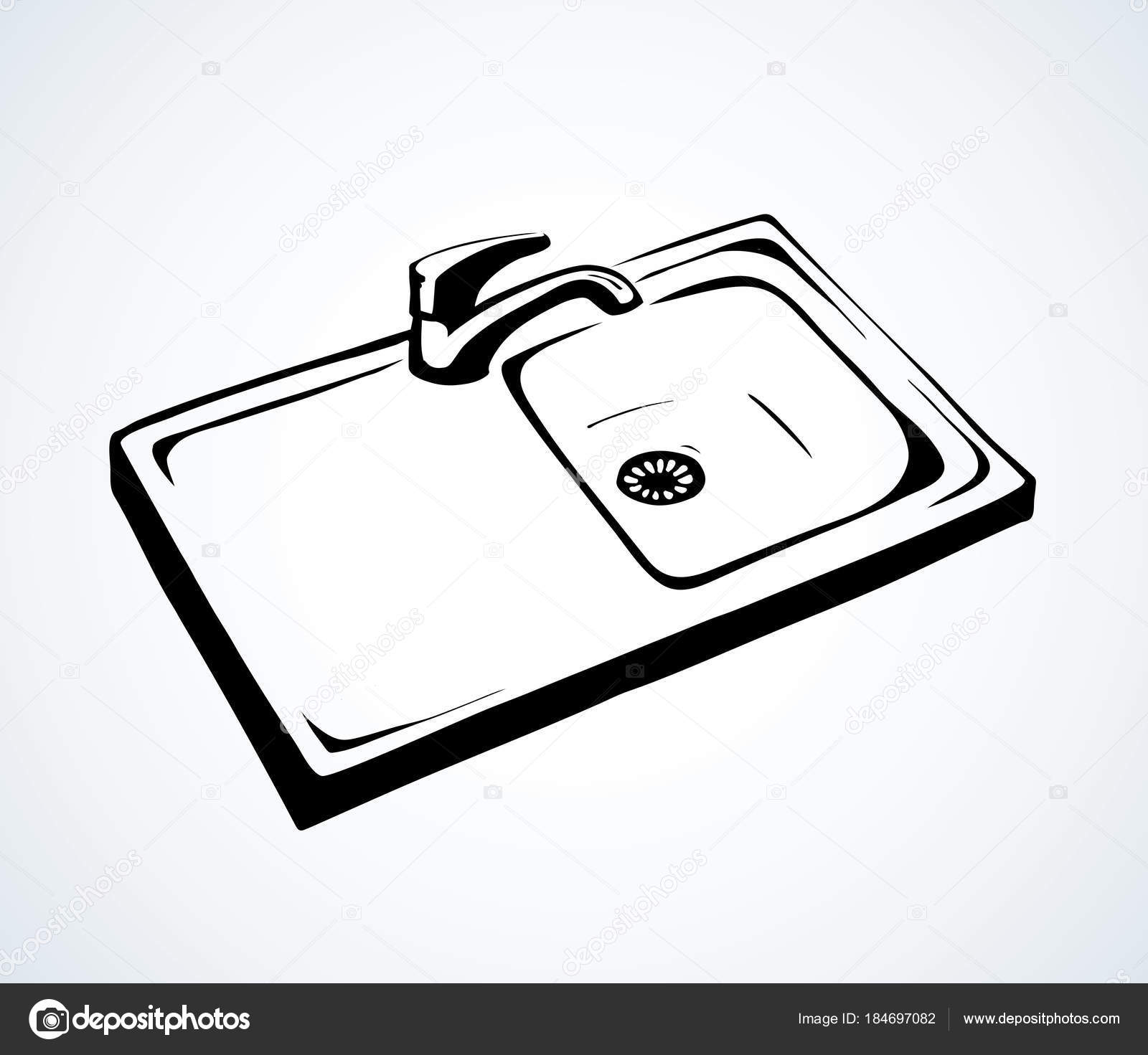 Evier dessin
