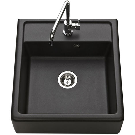 Evier 1 cuve noir