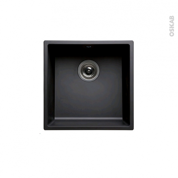 Evier cuisine resine noir
