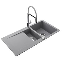Evier gris 1 bac