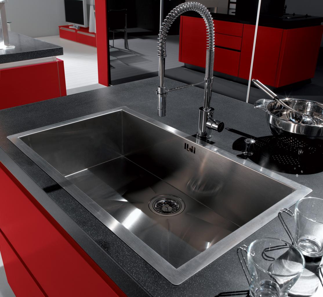 Evier inox design
