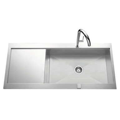 Evier inox microstructuré 1 bac