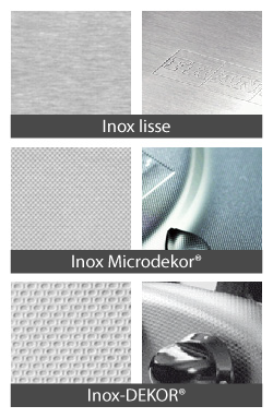 Evier inox dekor