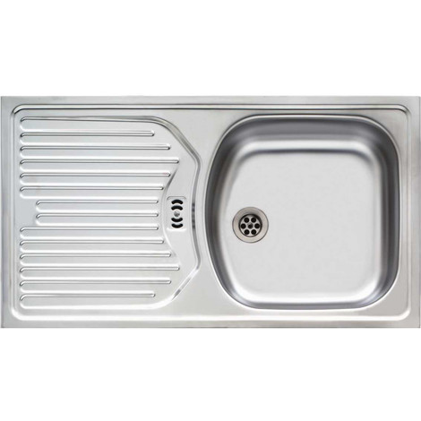 Evier franke inox dekor 2 bacs