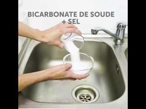 Déboucher un évier bicarbonate de soude