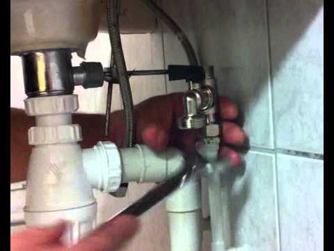Brancher lave vaisselle sur robinet evier