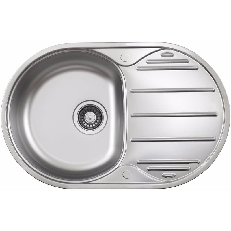 Evier rond inox