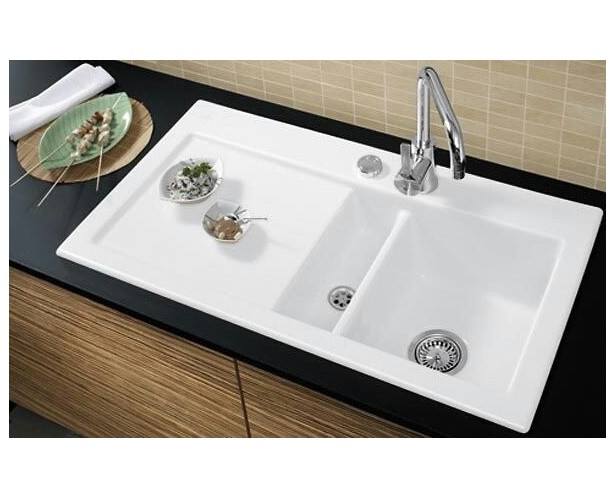 Evier ceramique 1 bac villeroy et boch