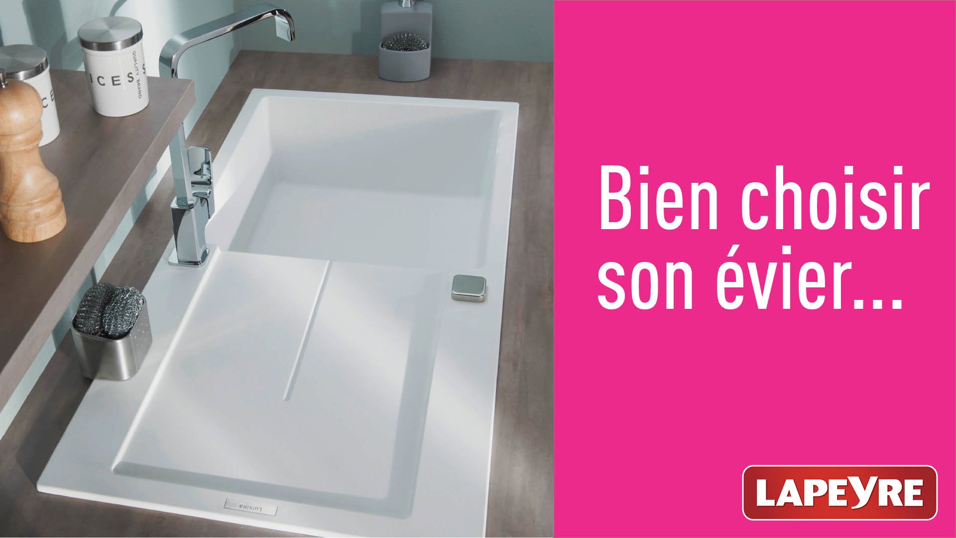 Lapeyre evier ceramique