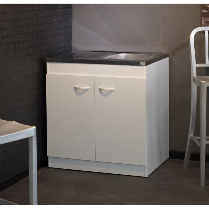 Meuble avec evier pas cher