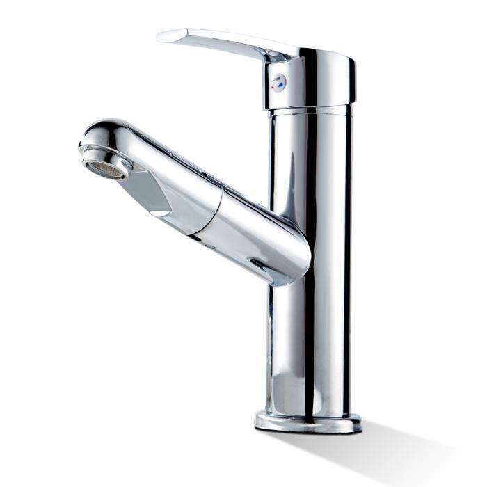 Robinet evier avec douchette extractible