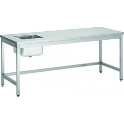 Table evier inox