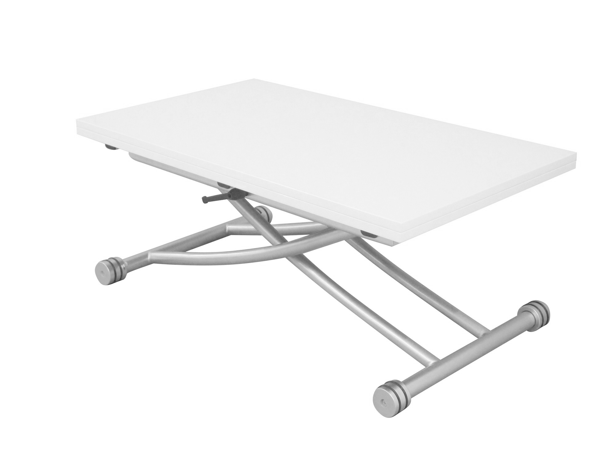 Table Basse Relevable Carrera Blanc Laqu Emberizaone fr